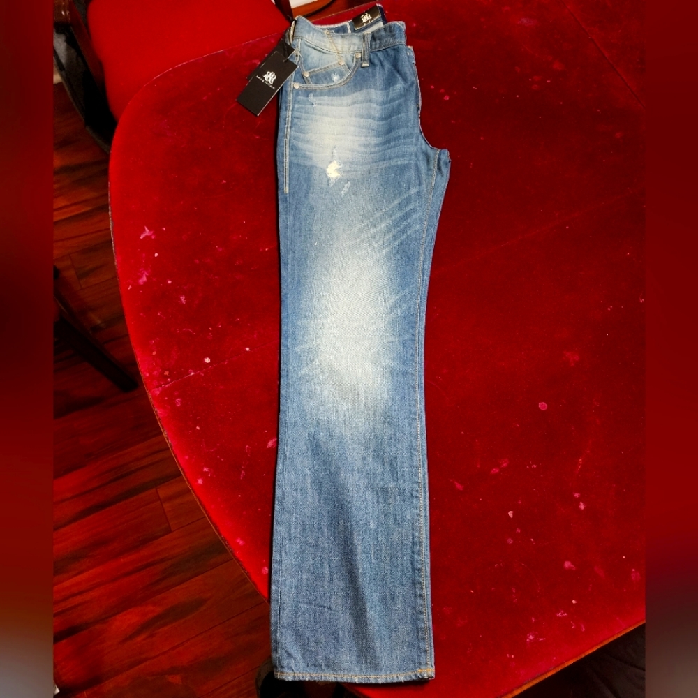 Rock And Republic  Men's Jeans 31x32 Straight Leg Casual Distressed - Picture 6 of 16